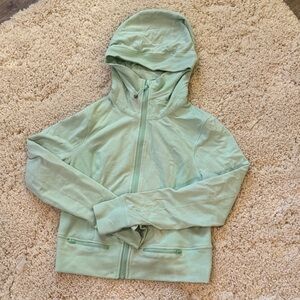 Mint Green Hooded Jacket
